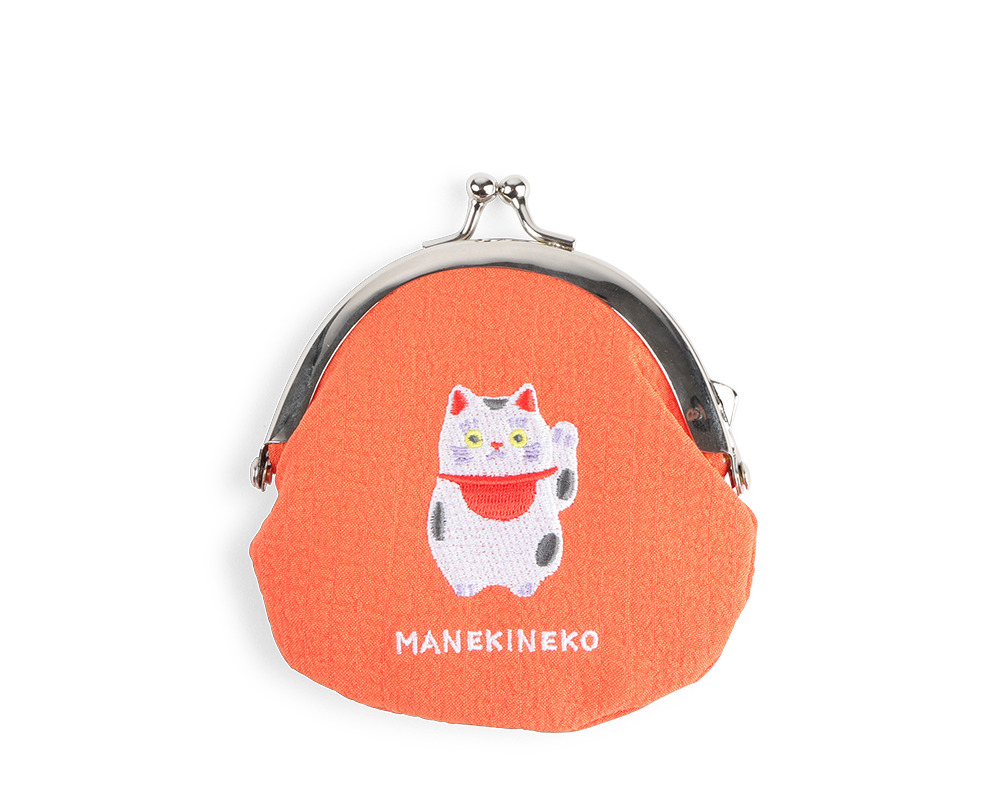 Coin Purse Fortune Cat Red