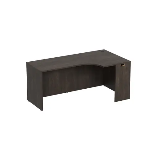 66" RIGHT PORKCHOP CREDENZA SHELL BRINDLE