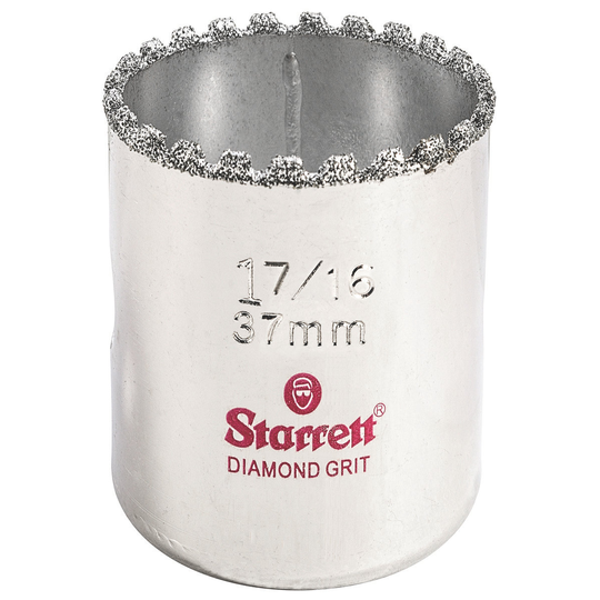STARRETT KD0176-N 1-7/16 (37mm) Diamond Grit Hole Saw
