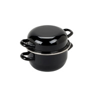 Matfer Bourgeat 70974 Hendi Mussel Pot with Lid, 7" x 5"