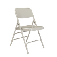 NPS 302 NPS® 300 Series Deluxe All-Steel Triple Brace Double Hinge Folding Chair, Pack of 4