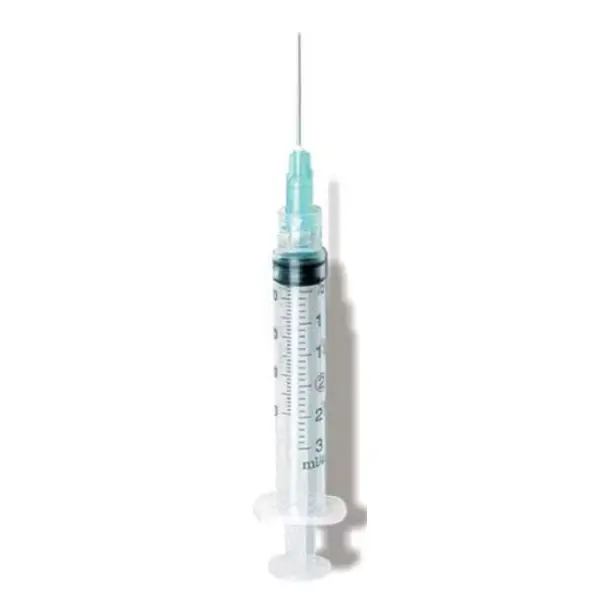 Syringe 3cc 27g x1 1/4 100/bx Exel    26129