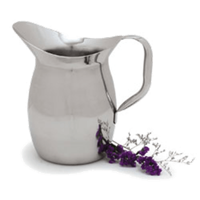 Carlisle 609273 3 qt Stainless Steel Bell Pitcher