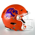 Ghost Finish Chrome Football Helmet Decals