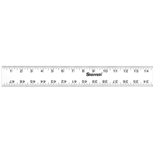 STARRETT ASE-48 Straight Edge Aluminum Rule - 48'' English