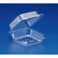 SLP20 20 OZ. CLEAR HINGED CONTAINER 500/CS