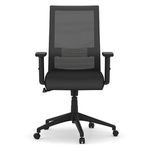 6560 MIMIC TASK CHAIR- Black Mesh Back w/Black Fabric Seat