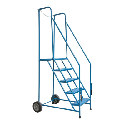 Rolling Ladder - Trailer Access - 5 Step - 300 lb Capacity