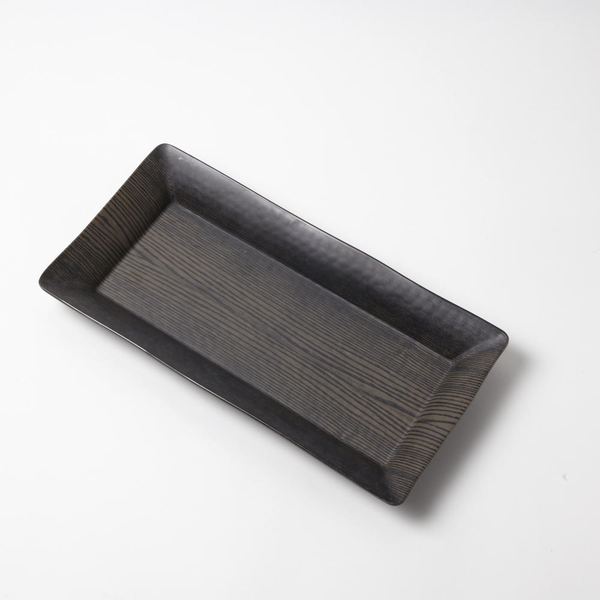 Rectangular Walnut Melamine Platters