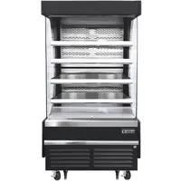 Everest EOMV-36-B-28-T Open Air Merchandiser 4 Shelves, 115v, NSF - 12.8 cu. ft.