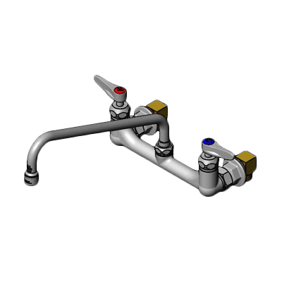 T&S Brass B-0231-CR-K-F15 Mixing Faucet Wall Mount