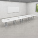 PALAR7216N - 18ft. Arena Conference Table with Brushed Palmer Base