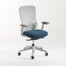 58811 KONFURB NUVÉ CHAIR - White Frame w/Blue Seat