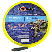 3/8" x 100' Poly Hose w/o Fittings (Yellow), 3/8" NPT