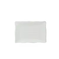 Thunder Group 24140WT 131/2" x 91/8" x 13/8" Wavy Rectangular Plate