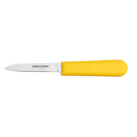 Dexter 15303Y SANI-SAFE 3¼" Cook's Style Paring Knife - Yellow Handle