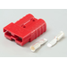 Connector, 50A Red W/#6 Contacts
