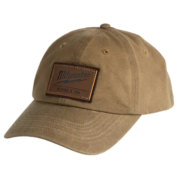 MILWAUKEE 772 - Waxed Canvas Adjustable Hat | Khaki