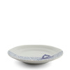 Plate Blue & White Cat Ice Skating 6.5"