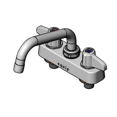 T&S Brass 5F-4CLX06 Equip Workboard Faucet 4" C/C Deck Mount