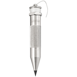 STARRETT 177C 8-1/2 oz. Solid Steel Plumb Bob