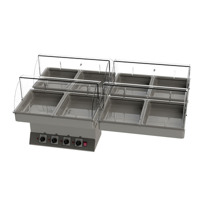 Cadco GG-HT4 4-Bay Heat Package For Cbc-Gg-B4 Carts