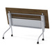 PBF60 60" BUDGET FLIP TOP TABLE BASE- SILVER