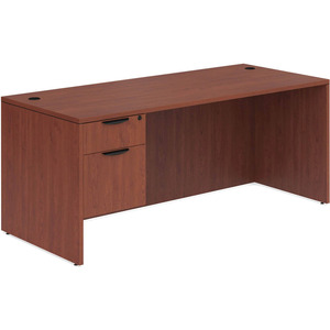 CLASD1023- Classic Desk 71" X 36" with Box/File Pedestal- Cherry