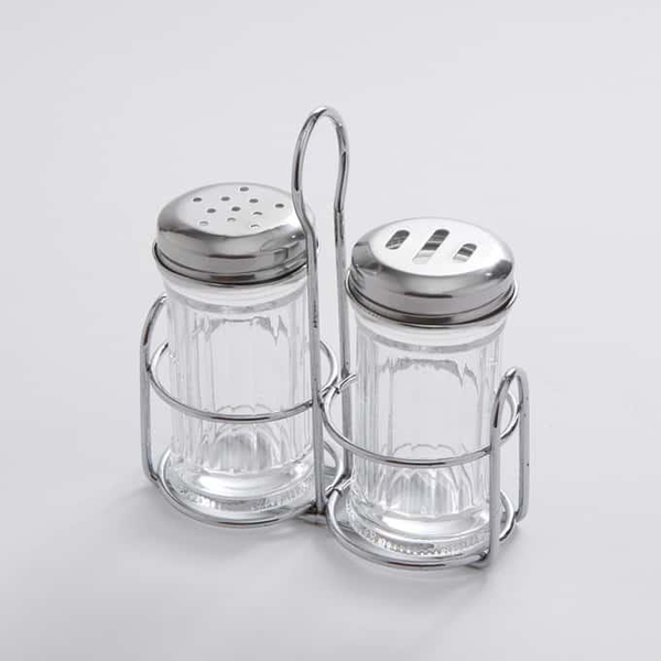 Mini Glass Shakers & Caddy