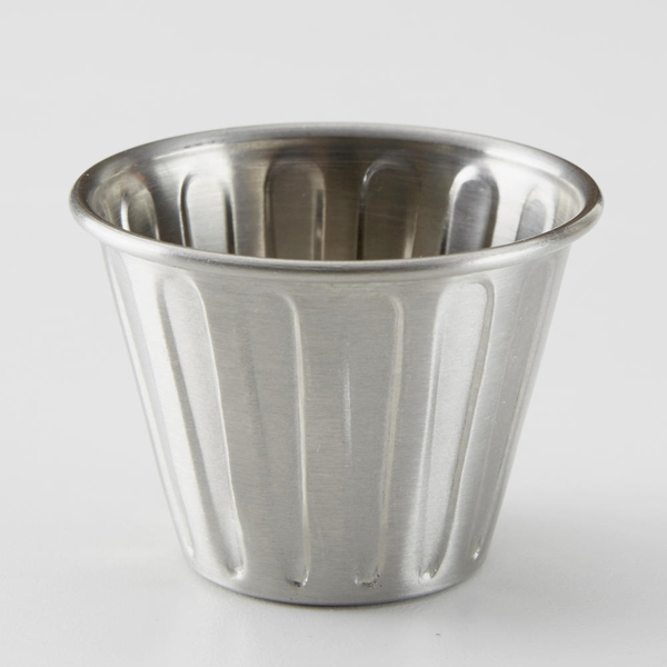 Fluted Stainless Steel Sauce Cups