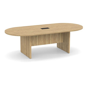CLART3136N - 8 ft. Classic Racetrack Conference Table with Panel Base