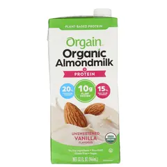 DRINK SHAKE PROTEIN ALMOND MILK UNSWEETENDED VANILLA ORGANIC | 6/32 FZ
