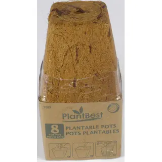 Biodegradable Square Coconut Coir Pots