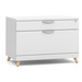 PL1012 TWO DRAWER PERSONAL CABINET- WHITE