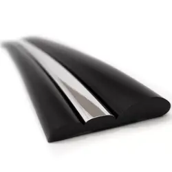 1 3/4" X 15' Black & Chrome Smooth