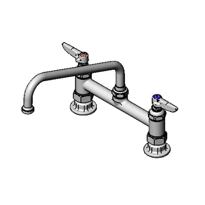 T&S Brass B-0220-061X Pantry Mixing Faucet Double