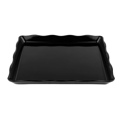 G.E.T. ML-155-BK 14? x 11.5? Black Display Tray, 1.25? Deep