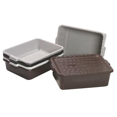 Carlisle 15" x 20" x 5" Bus Boxes - Brown