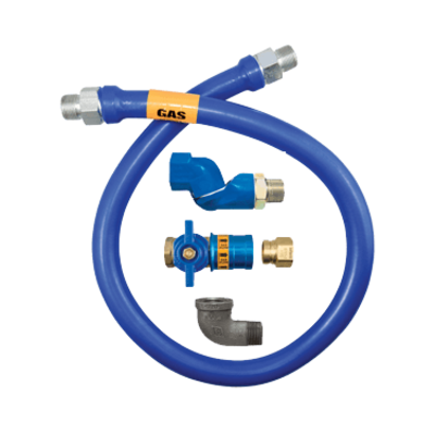 Dormont Manufacturing 1650BPCFS36 Dormont Blue Hose Moveable Gas Connector Hose Assembly 1/2" Dia.