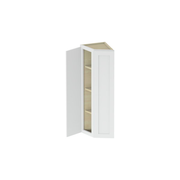 Metropolitan White Wall - Angle End 12”W x 36”H x 12”D