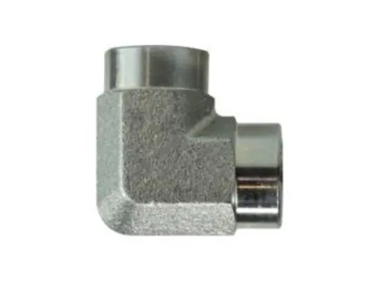 90 deg Elbow, 1-1/2 in FNPT x 1-1/2 in FNPT, Steel
