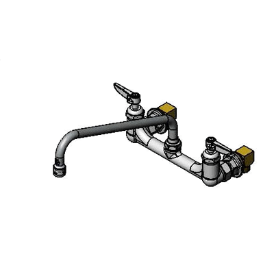 T&S Brass B-0231-CR-K-F10 Pantry Faucet Double