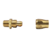 Polyurethane Brass Hose End (5/16" Barb, 1/4" Male NPT) Blister Packed
