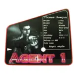 STICKER AGENT 1 ZMB DX