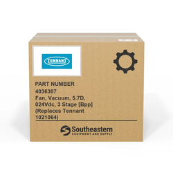 Tennant/Nobles - 4036307 - Fan, Vacuum, 5.7D, 024Vdc, 3 Stage [Bpp] (Replaces Tennant 1021064)