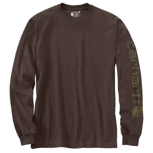 CARHARTT K231 - Long Sleeve Graphic T-Shirt - Dark Clove Heather