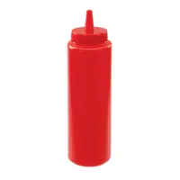Winco PSB-08R 8 Oz. Squeeze Bottle