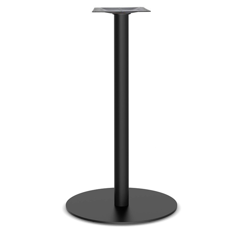 PLTRB2341BLK Black Metal Round Base w/ 41" Post