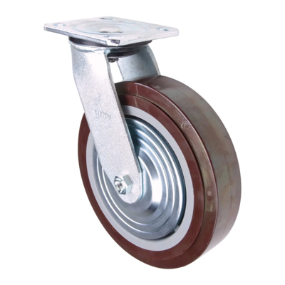 Polyurethane Caster - Swivel - 8" Wheel
