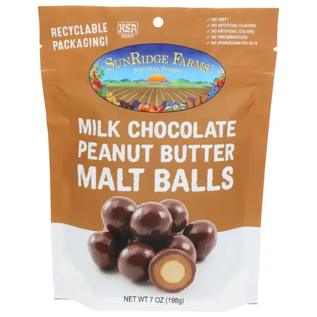 MILK CHOCOLATE PEANUT BUTTER MALT BALLS | 12/7 OZ